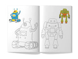 Little Artist Series Robots: Copy Colour Books - Retail Maharaj
