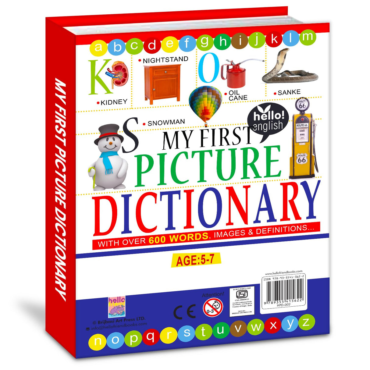 Hello Friends Books BIG Book of First 1000 Words - HPD-002 - Retail Maharaj