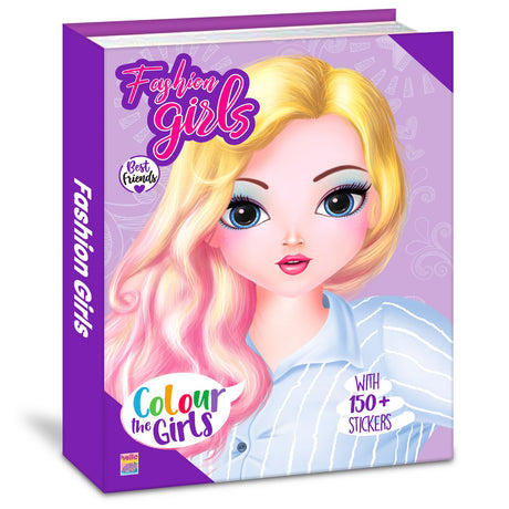 Fashion Coloring Book - 1 for Girls : Beauty Coloring Pages for Girls, Kids and Teens with Gorgeous Fun Fashion | Simple and Cute designs | Amazing ... Book for Girls | Great Gift for Girls - Retail Maharaj