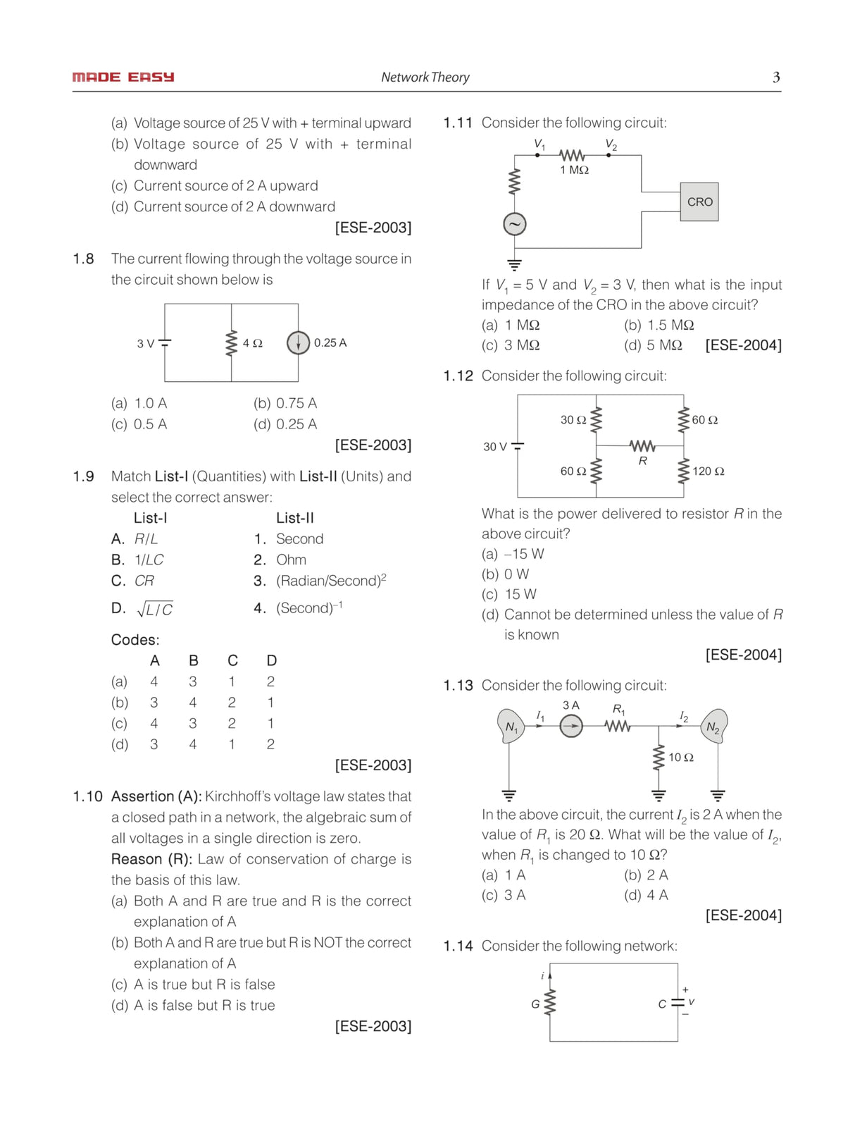 ESE 2026 : Preliminary Exam: Electronics & Telecom (E&T) Engineering Volume-I | Chapterwise & Topicwise Objective Solved Papers | 25 Years Solved PYQs ... Examination | Fully Solved | By Made Easy - Retail Maharaj
