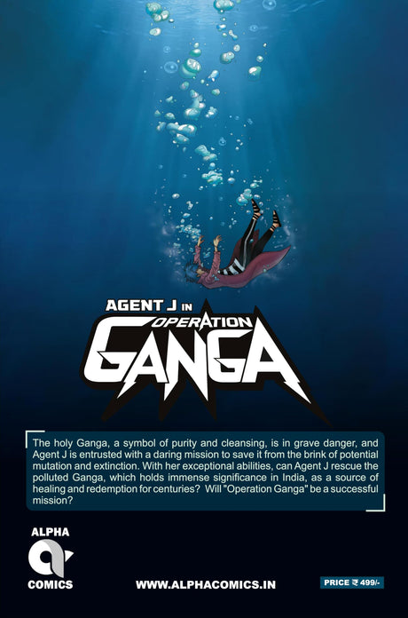 Alpha Comics | Agent J In Operation Ganga | Issue 1 | New Release | English | Paperback - Retail Maharaj