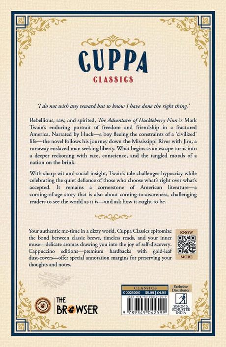 Adventures of Huckleberry Finn (Cuppa Classics) - Retail Maharaj
