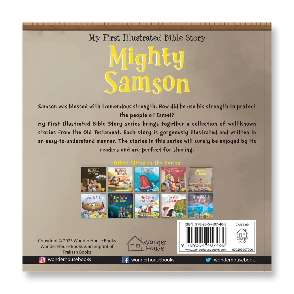 My First Illustrated Bible Story: Mighty Samson - Retail Maharaj