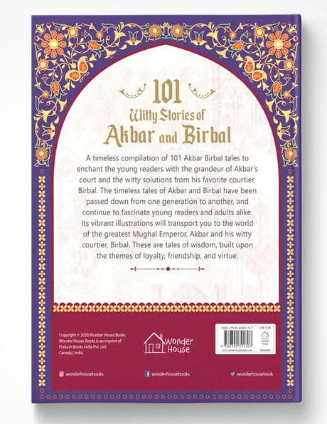 101 Witty Stories of Akbar and Birbal - Collection of Humorous Stories For Kids - Retail Maharaj