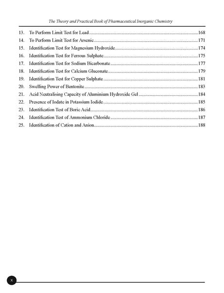 The Theory and Practical Book of Pharmaceutical Inorganic Chemistry for the Students of B.Pharm 1st Semester (First Edition, 2025) - Retail Maharaj