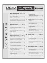 ESE 2026: Mains Examination: Electronics and Telecommunication Engineering (E&T) Volume-I Chapterwise & Topicwise Conventional Solved Papers | 25 Years Solved PYQs 2001-2025 | Fully Solved - Retail Maharaj