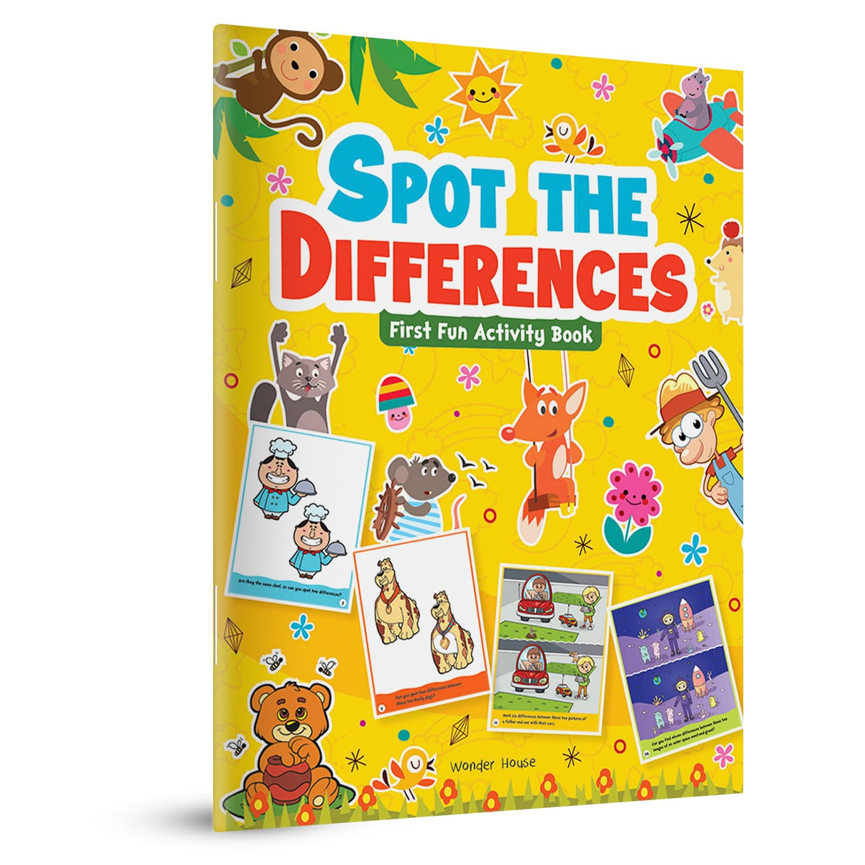 Spot the Difference: First Fun Activity Book for Kids | Boost Focus & Observation Skills | Ages 4–7 | 2+ Hours of Engaging Puzzle Fun - Retail Maharaj
