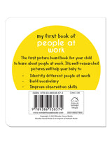 My First Book of People at Work | First Community Helpers Board Book for Babies, Toddlers & Preschoolers | Learn About Doctors, Teachers, Firefighters & More with Bright Pictures | Early Learning Book for Kids Ages 0-3 Years - Retail Maharaj