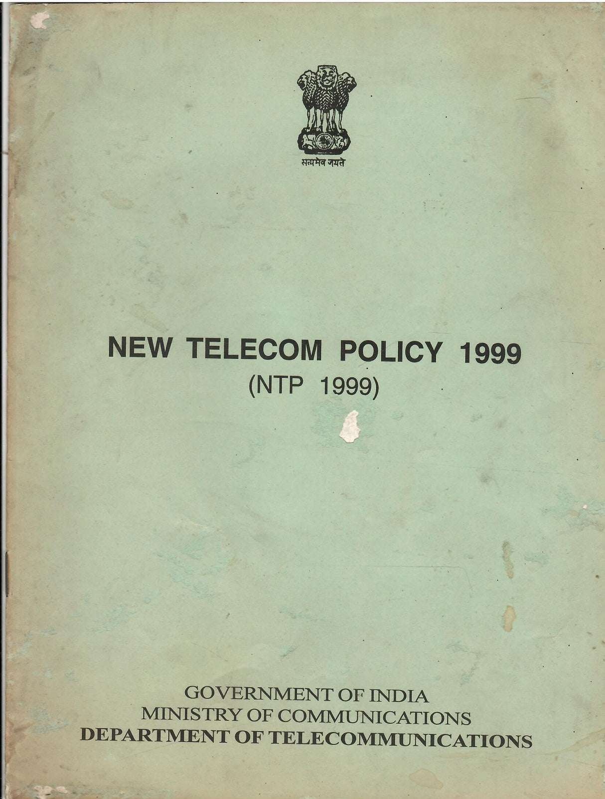 New Telecom Policy 1999 ( NTP 1999 )
