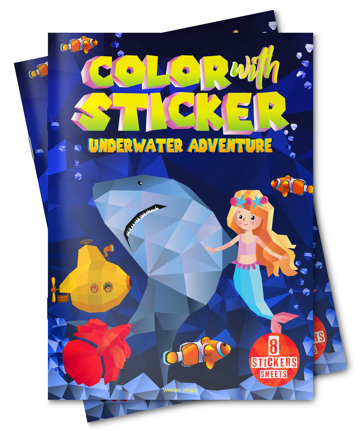 Color with Sticker - Underwater Adventure - Retail Maharaj