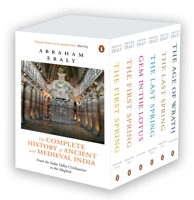The Complete History Of Ancient And Medieval India: Gem in the Lotus + The First Spring (Part 1) + The First Spring (Part 2) + The Age of Wrath + The Last Spring (Part 1) +The Last Spring (Part 2) - Retail Maharaj