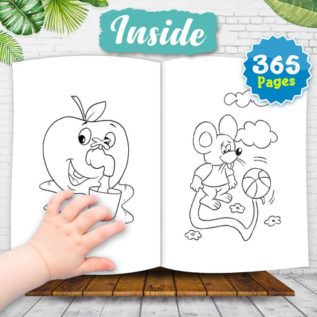 365 Colouring Book-3 - Retail Maharaj