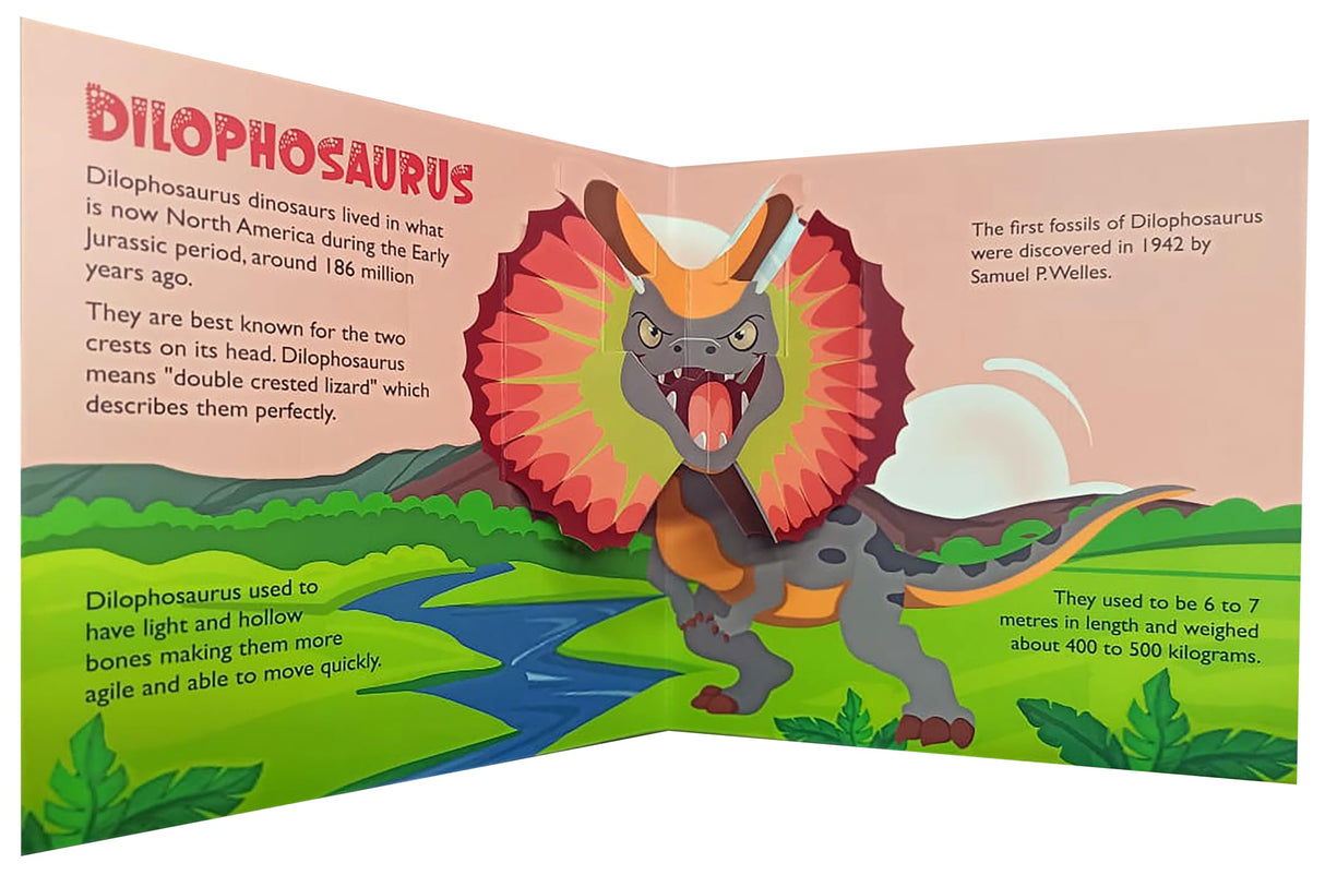 Pop Up Dinosaurs Book for Kids: Pop-Up Dino World | 3D Pop-Up Exploration of the Prehistoric Jungle | Jurassic World | Dinosaur Adventures Themes | Dino Time Travel | Best Dino Pop-Up Book for Children - Retail Maharaj