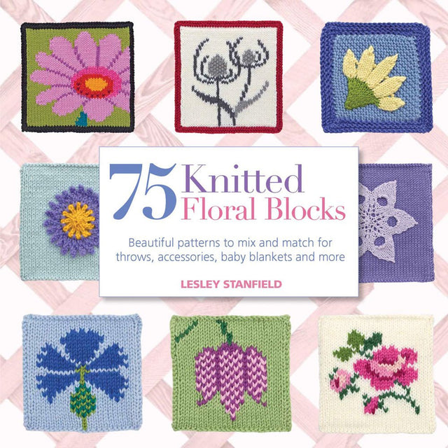 75 Knitted Floral Blocks - Retail Maharaj