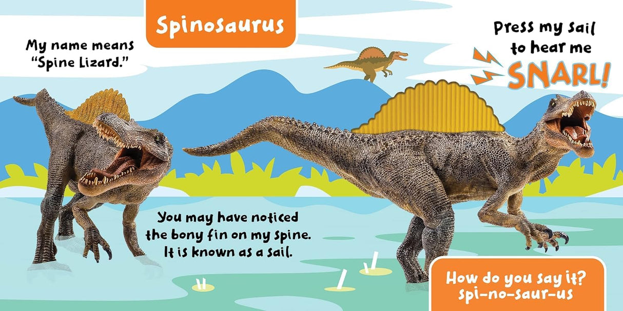 Dinosaurs Touch and Feel Book with Sound - Retail Maharaj