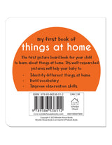 My First Book of Things at Home | First Everyday Objects Board Book for Babies, Toddlers & Preschoolers | Learn About Household Items with Bright, Real-Life Pictures | Early Learning Book for Kids Ages 0-3 Years - Retail Maharaj
