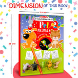 A Colouring Book Fun Pet Animals - Coloring Activity Book for Creative Kids - For 6 to 8 Years Old Kids: A Colouring Book of Fun and Pet Animals Art Book for Kids - Retail Maharaj