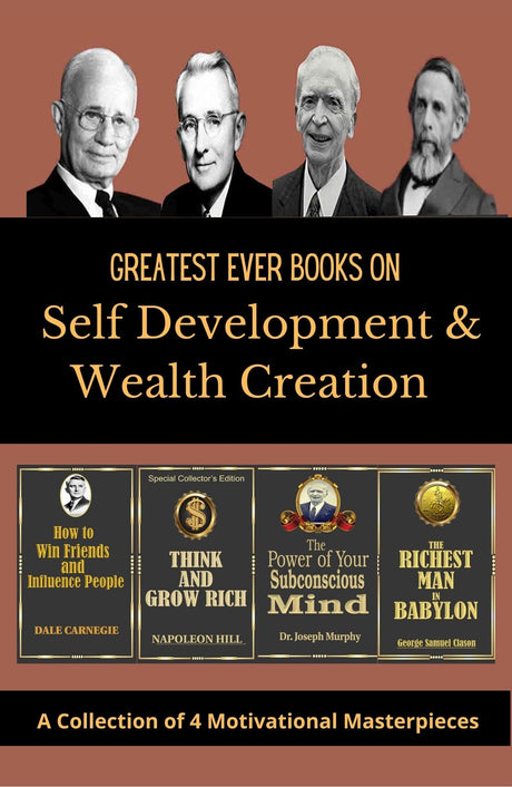 Greatest Ever Books on Self Development and Wealth Creation: A collection of 4 motivational masterpieces - Retail Maharaj
