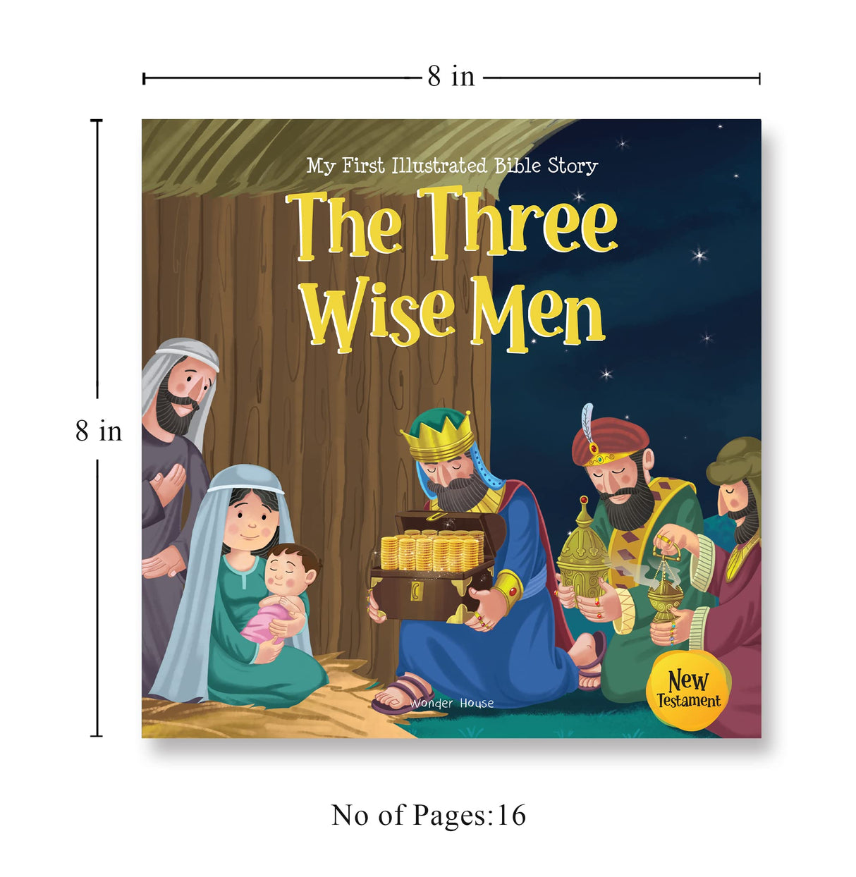 My First Illustrated Bible Story: The Three Wise Men - Retail Maharaj