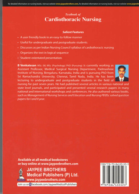 Textbook of Cardiothoracic Nursing - Retail Maharaj