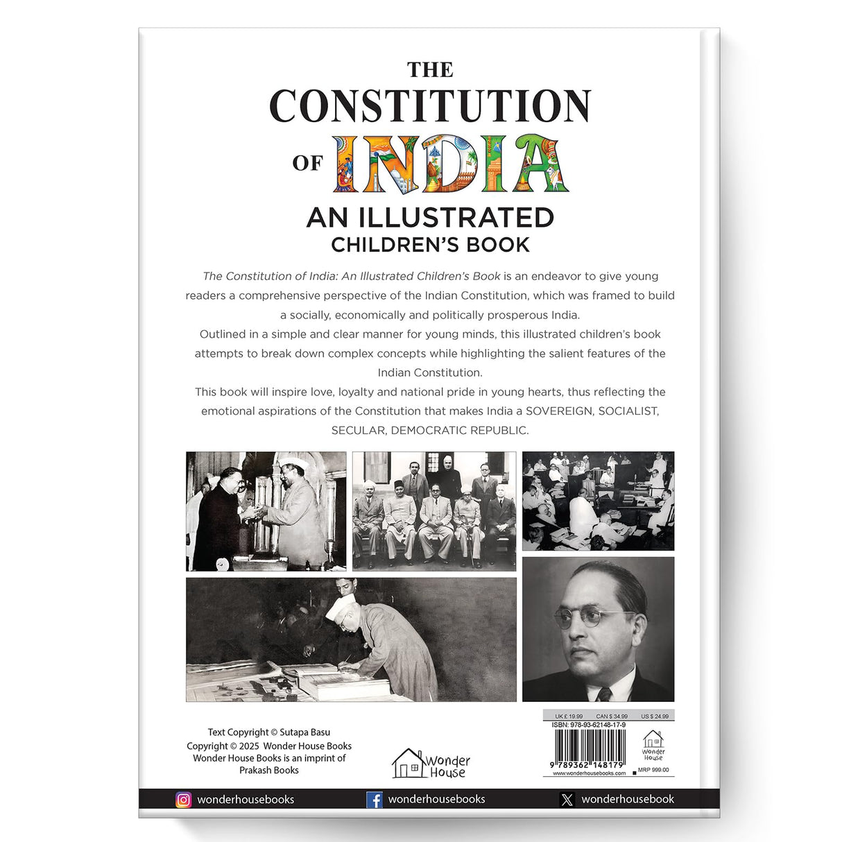The Constitution of India - An Illustrated Children's Book - Retail Maharaj