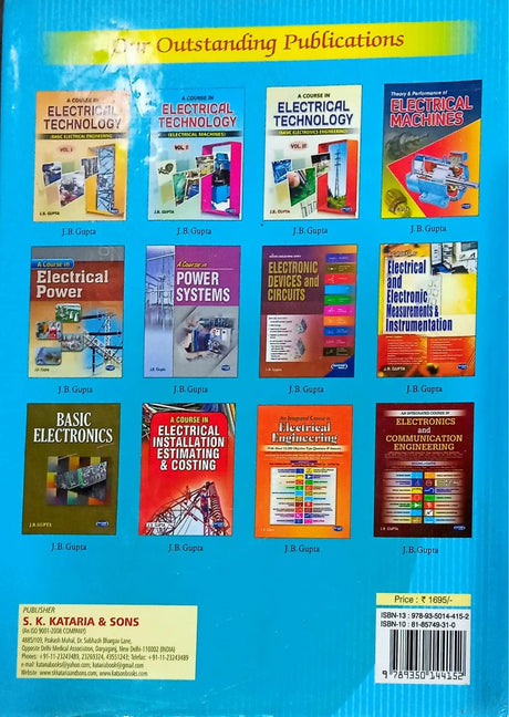 A Course in Electrical Technology - Retail Maharaj
