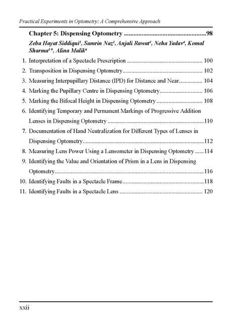 Practical Experiments in Optometry: A Comprehensive Approach - Retail Maharaj