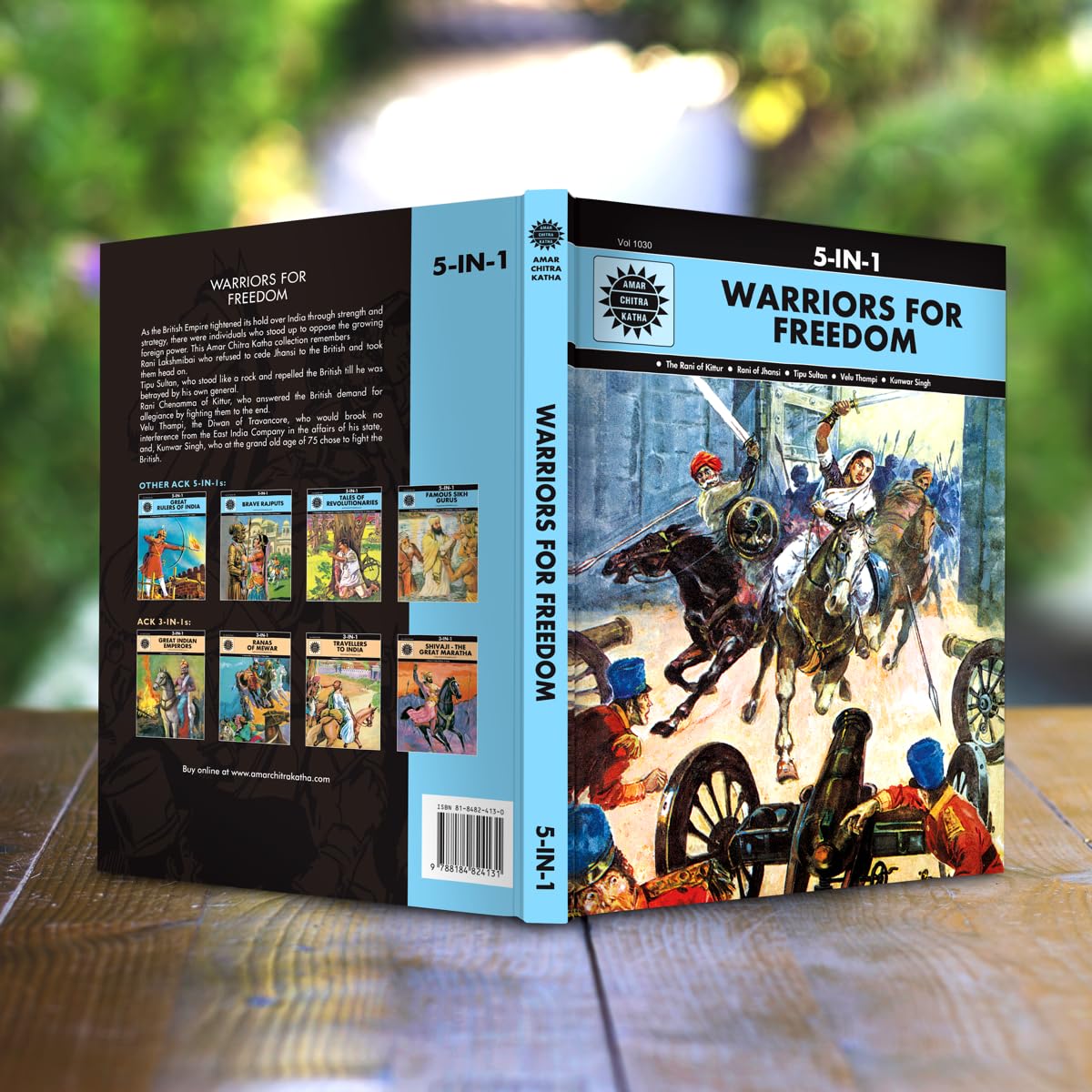 Warriors for Freedom | Inspiring Stories of India’s Brave Heroes | Comic Book | Illustrated History for Kids | Amar Chitra Katha - Retail Maharaj