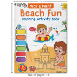 Pick and Paint Coloring Activity Book For Kids: Beach fun - Retail Maharaj