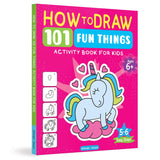 How to Draw: 101 Fun Things | Step-by-Step Drawing Activity Book for Kids | Ages 5+ | Boost Creativity & Confidence Through Art - Retail Maharaj