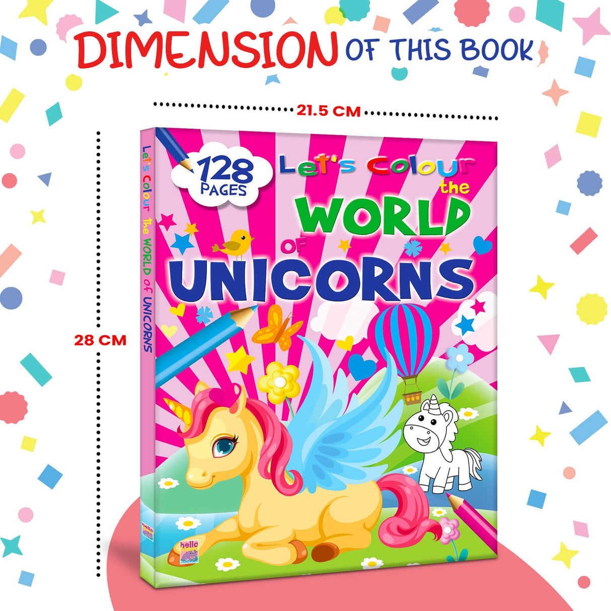 Let’s Colour the World of Unicorns: Activity & Colouring Book for Kids Ages 3–9 | Perfect Gift for Drawing, Painting & Creativity | Premium Paper Quality - Retail Maharaj