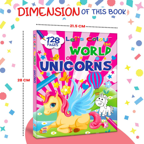 Let’s Colour the World of Unicorns: Activity & Colouring Book for Kids Ages 3–9 | Perfect Gift for Drawing, Painting & Creativity | Premium Paper Quality - Retail Maharaj