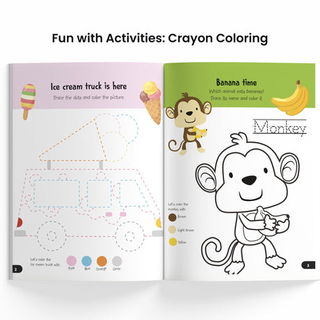 Fun with Activities Pack (4 Books): Mazes, Spot the Differences, Brain Booster & Coloring | Fun, Educational & Interactive Activity Workbook Set for ... Learning Series] (Fun with Activities Series) - Retail Maharaj