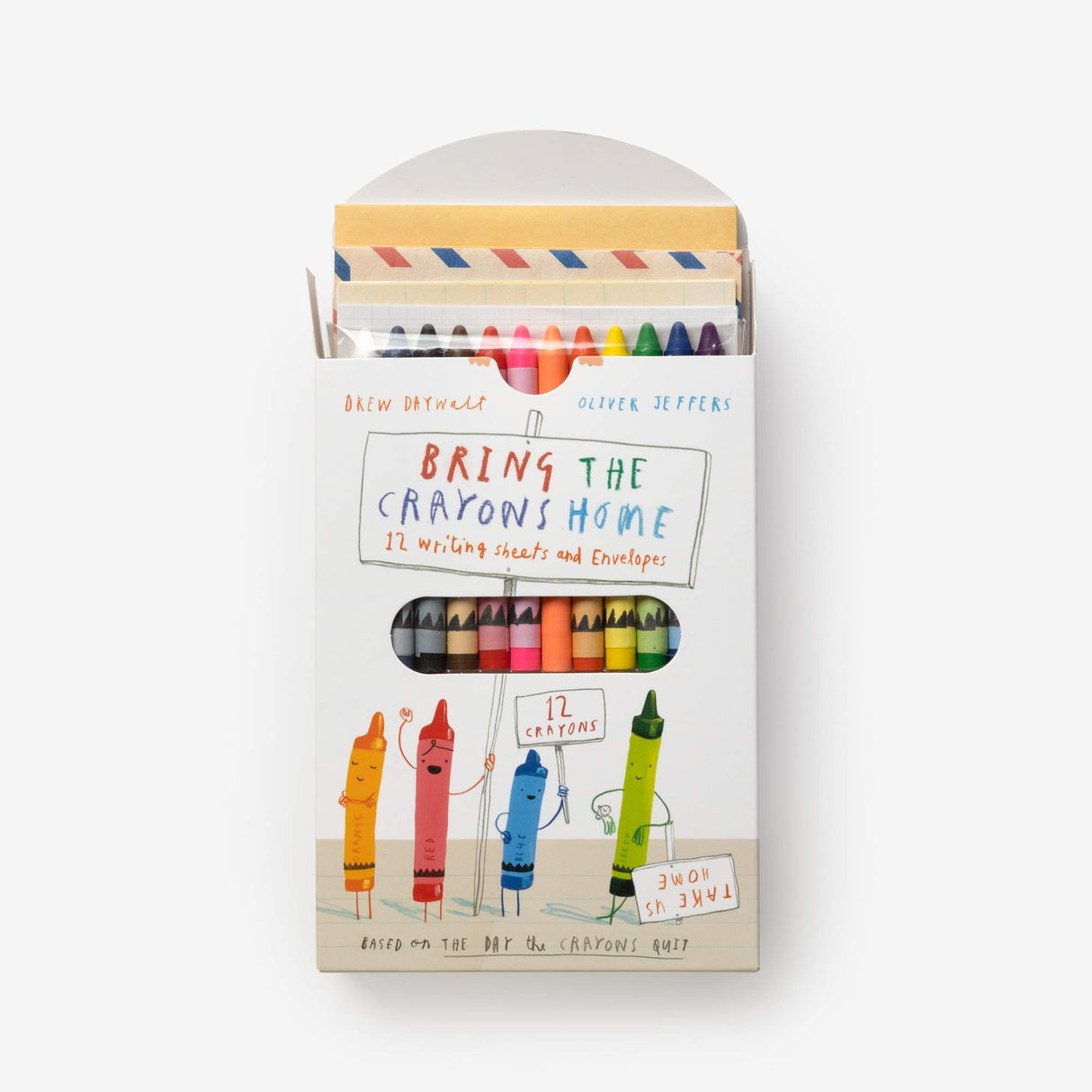Bring the Crayons Home: A Box of Crayons, Letter-Writing Paper, and Envelopes - Retail Maharaj