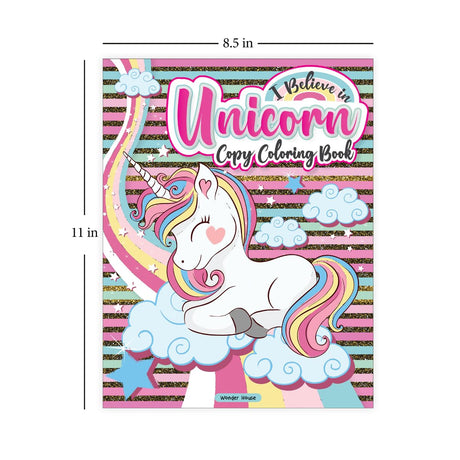 I Believe In Unicorn Copy Coloring Book: Fun Activity Books For Children - Retail Maharaj