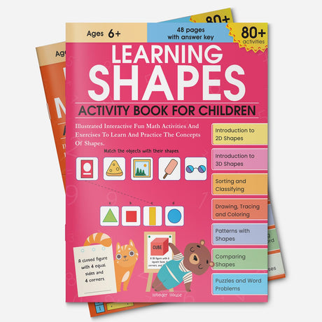 Learning Shapes: Activity Book for Children Fun Shape Recognition & Tracing Activities | Ages 3–6 | Build Early Geometry & Visual Skills Through Play - Retail Maharaj