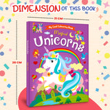 Hello Friend Books My Cool Colouring Book of Magical Unicorns: Jumbo Copy Colouring - Practice Drawing, Painting and Colouring with Reference for Kids - Retail Maharaj