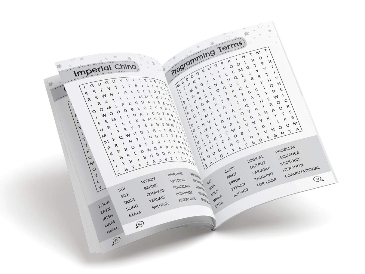 The Mega Word Search Library: Gift Boxset for Kids (Set of 6 Books) | Boost Vocabulary & Focus | Ages 7–12 | 300+ Fun Word Puzzle Challenges - Retail Maharaj