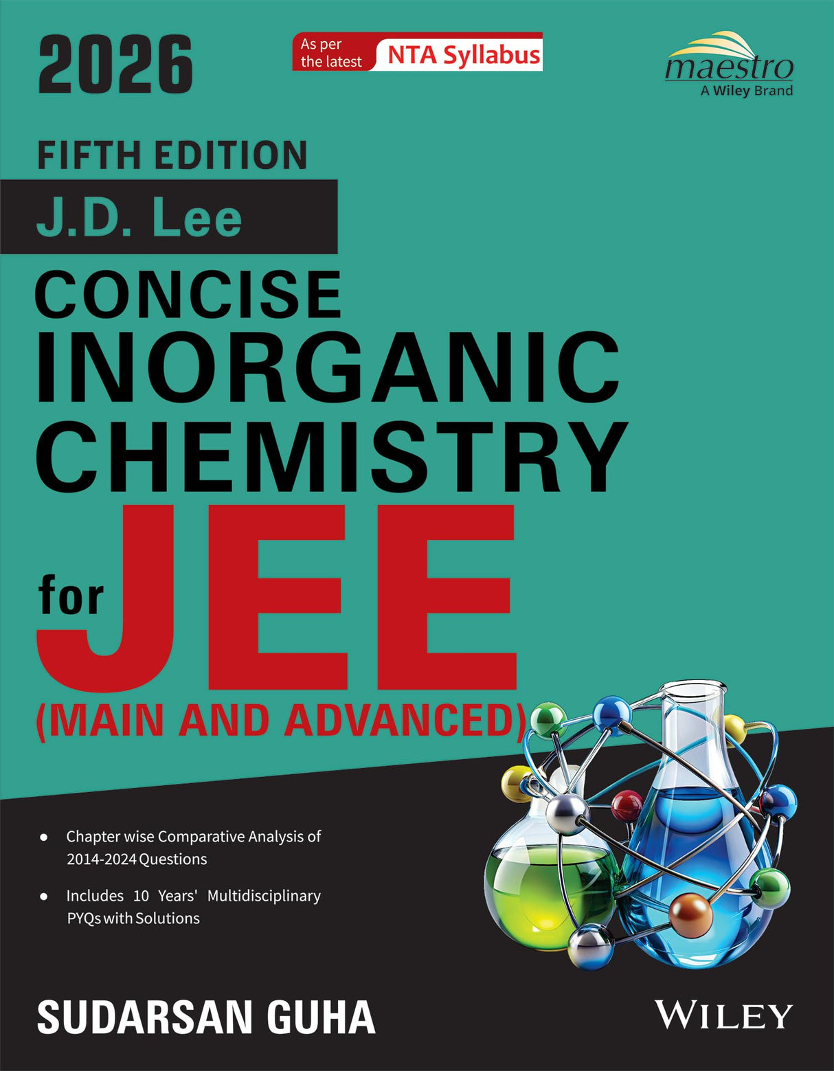 Wiley's J.D. Lee Concise Inorganic Chemistry for JEE (Main & Advanced), 5ed, 2026 - Retail Maharaj