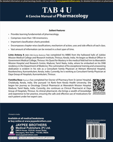A Concise Manual of Pharmacology - Retail Maharaj