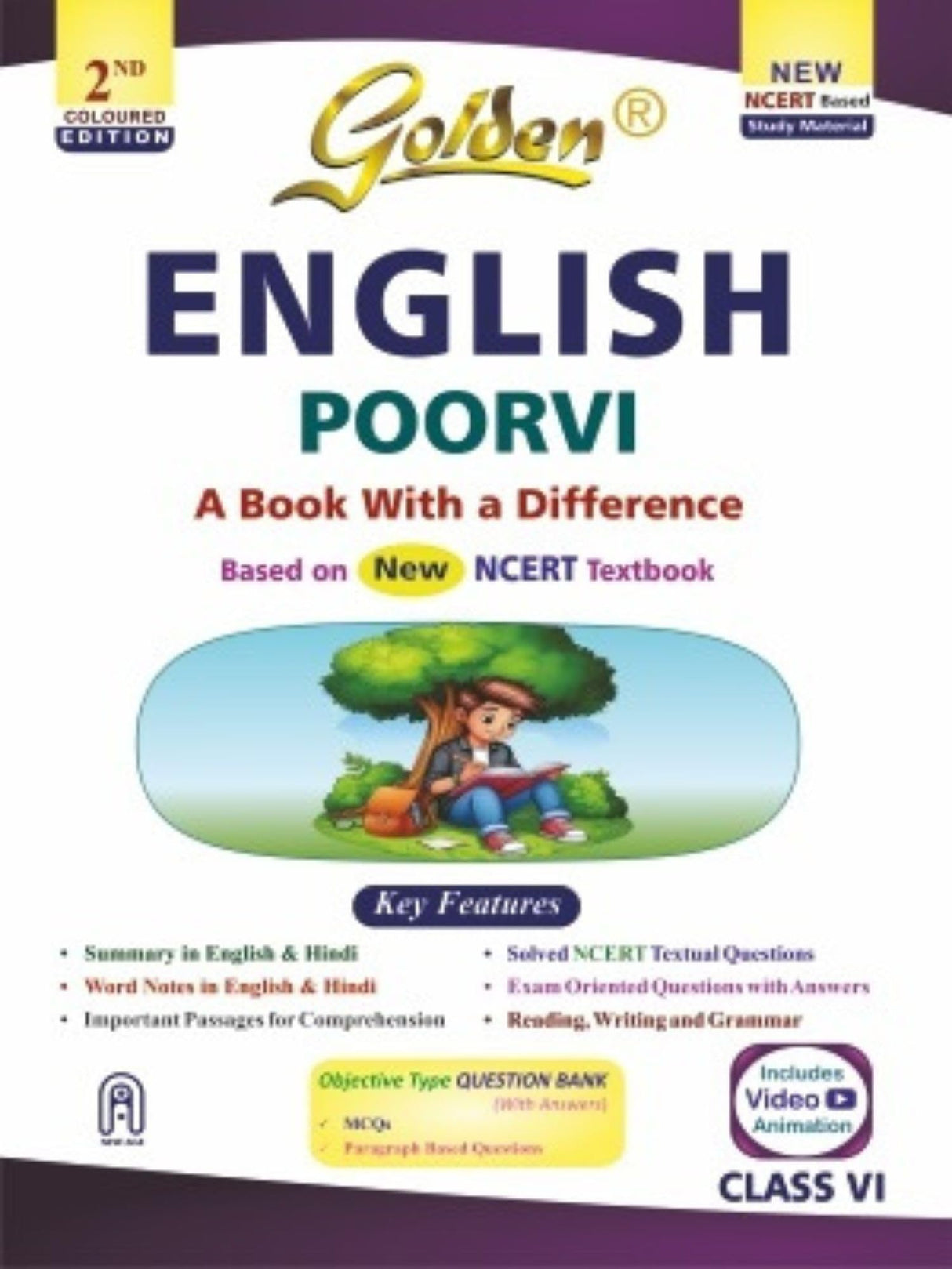 Golden English Study Material Based on NEW NCERT Poorvi For Class 6 | For CBSE 2026 Exams | Summary | Solved NCERT Textual Question | Exam Oriented & Objective Type Question | MCQs | Video Animation - Retail Maharaj