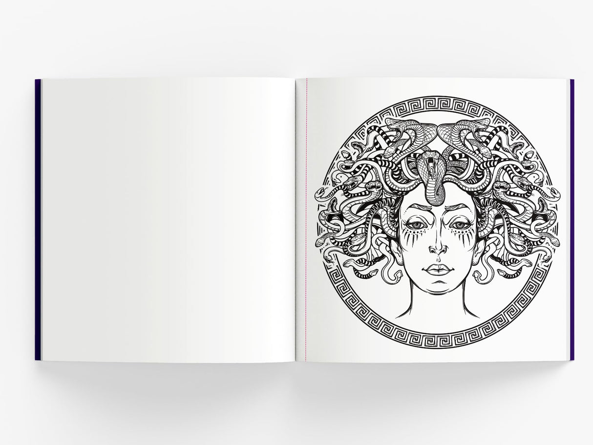 Myth and Magic: Colouring Book for Adults with Tear out Sheets: Relax and Unwind with Dragons, Fairies, and Mythical Creatures ― Intricate Designs for ... Sheets for Easy Display| Select Learning - Retail Maharaj