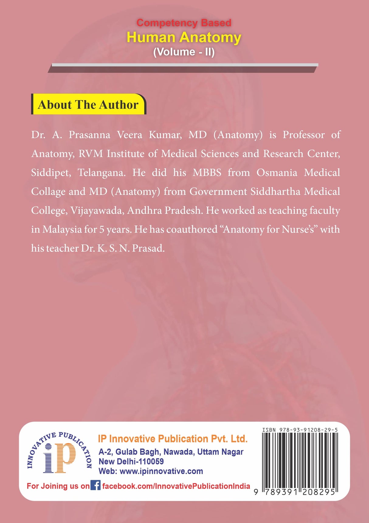 Human Anatomy Volume - II Competency Based - Retail Maharaj