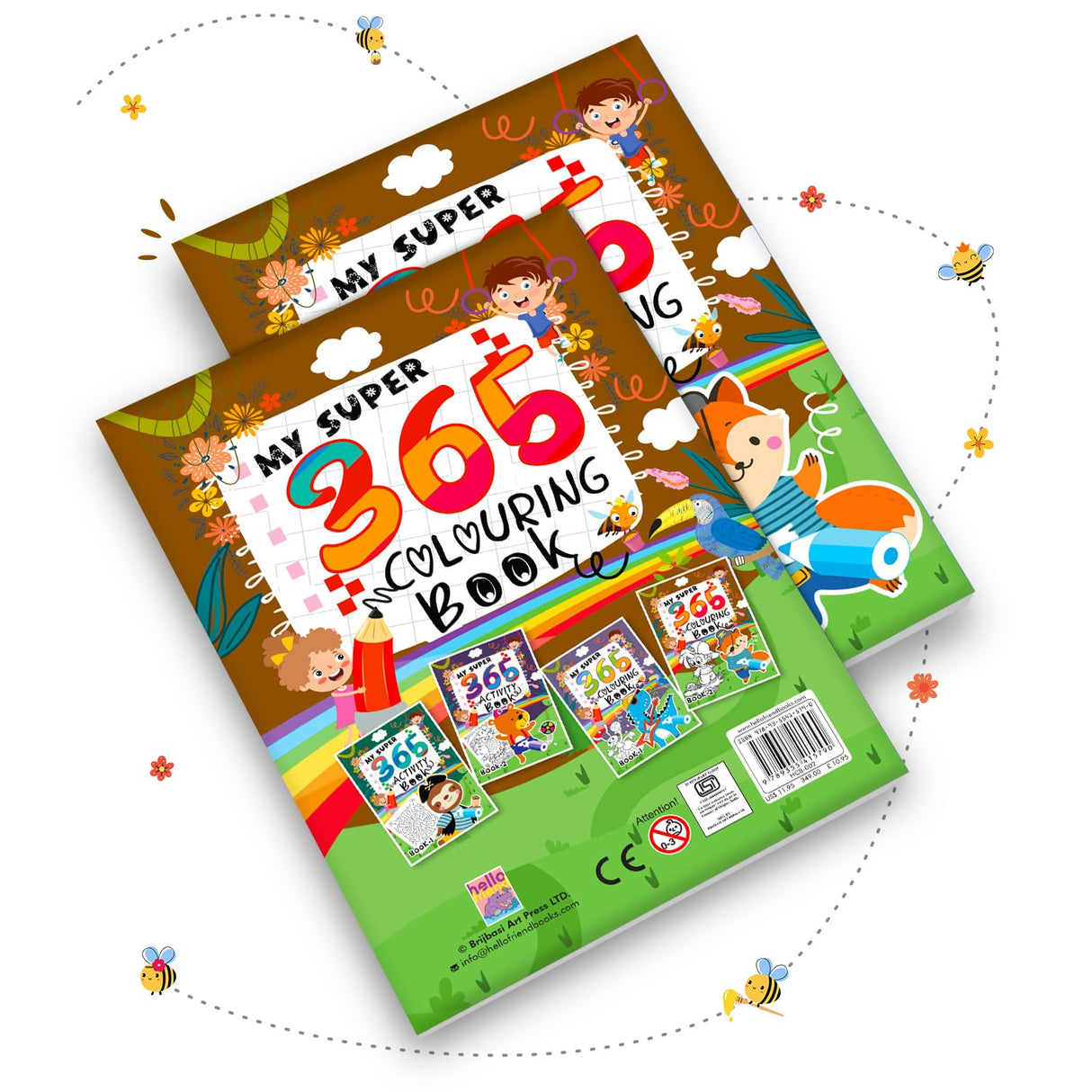 Hello Friend Books My Super Colouring Book HCB-002 - Retail Maharaj