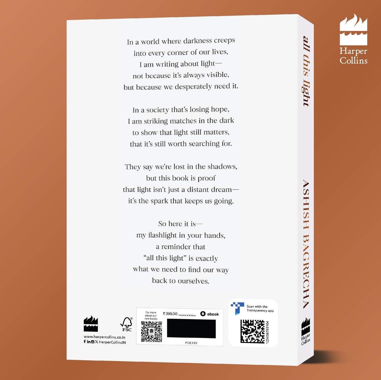 All This Light : Poems | Poetry for Anxiety Loneliness & Hope - Retail Maharaj