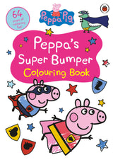 Peppa Pig: Peppa’s Super Bumper Colouring Book - Retail Maharaj