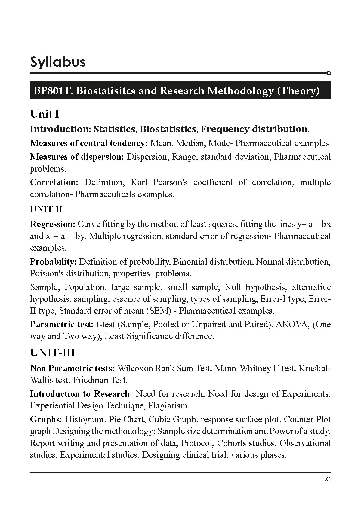 Biostatistics and Research Methodology for the Students of B.Pharm 8th Semester (First Edition, November 2025) - Retail Maharaj