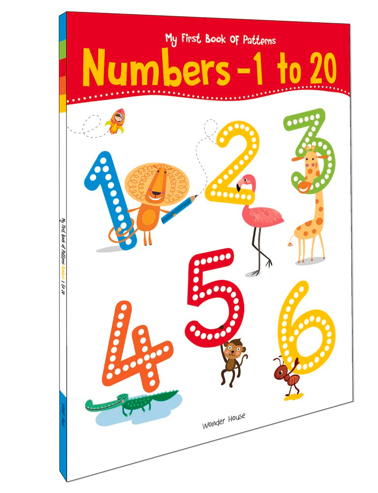 My First Book of Patterns: Numbers 1 to 20 – Write and Practice Line Patterns and Numbers 1–20 | Pre-Writing and Number Tracing Workbook for Kids Ages 3–5 | 2+ Hours of Early Math Fun - Retail Maharaj