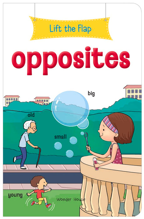Lift the Flap - Opposites : Early Learning Novelty Board Book For Children - Retail Maharaj