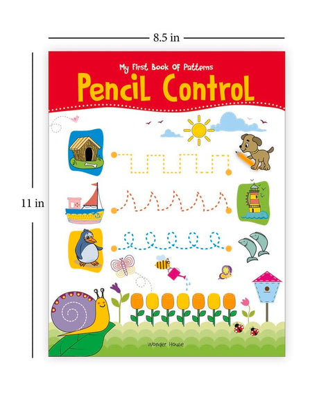 My First Super Boxset of Pencil Control and Patterns : Pack of 4 interactive activity books to practice Patterns, Numbers and Alphabet - Retail Maharaj